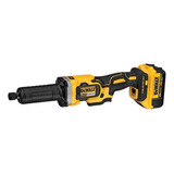 Esmeriladora Recta Inalámbrica Dewalt Dcg426m2 Color Amarillo + Accesorios