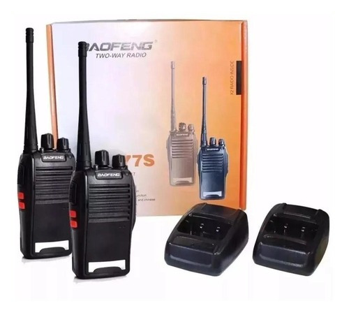 Par Radio 777s Vhf/uhf 16 Canais Comunicador Profissional Co