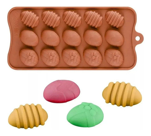 Molde Silicona Para Chocolate Huevo Pascua