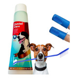  Kit Higiene Dental Para Perros Gel Dental Sabor Carne Fresh