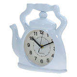 Reloj Mural Pared Cocina Tetera 23x23 Cms Elegante Funcional