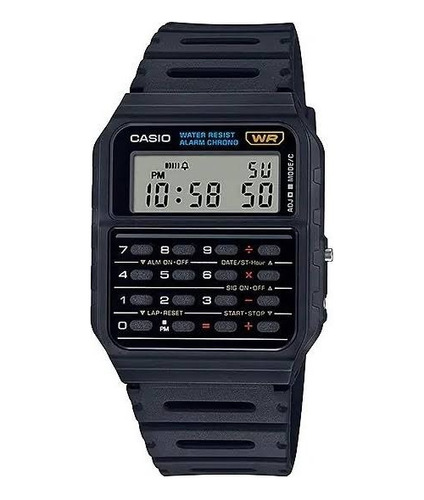 Reloj Casio Digital Ca-53w-1z-negro Hombre E-watch