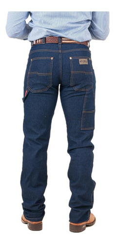 Calça Jeans Carpinteira Rodeio Country Masculina Resistente