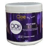 Cloe Mascara Capilar Violet Ice Blonde Formato Grande 500 Gr