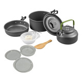 Set Ollas Para Camping Picnic 4-5 Personas Ds500