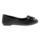 Balerina Miley Color Negro Con Moño D12970243501