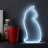 Lámpara Neon Gato  - Decoración Cat Lovers.