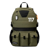 Mochila Juvenil Halo Backpack Vs2609 Color Verde