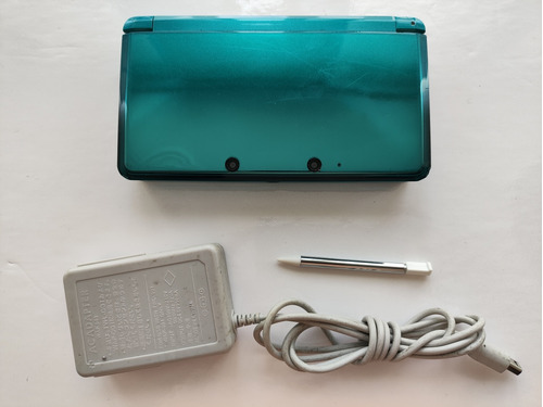 Consola Nintendo 3ds Aqua Blue Programada Juegos B+ Cargador