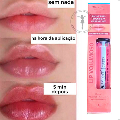 Gloss Aumenta Lábios Lip Volumoso Max Love Escolha