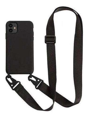 Funda Generica Para iPhone Samsung Silicona Correa Colgante 