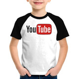 Camisa Camiseta Blusa, You Tube, Adulto E Infantil
