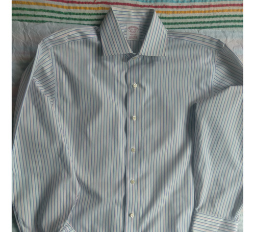 Camisa De Vestir Brooks Brothers A Rayas Talla 39