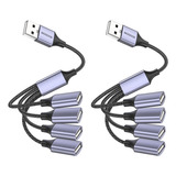 Mogood Cable De Extensin Usb Divisor Usb Macho A 4 Usb Hembr