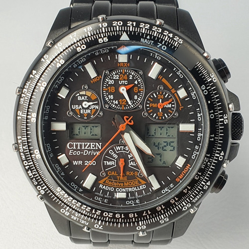 Relógio Citizen Promaster Navihawk Jy0005-50e Atômico U600