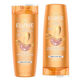 Kit Elvive Óleo Extraordinario Coco Shampoo Acondicionador