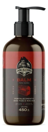 Don Alcides Balm Hidratante Barba Negra 450g