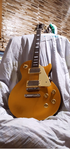 Guitarra Les Paul Michael Gm 750n Goldtop