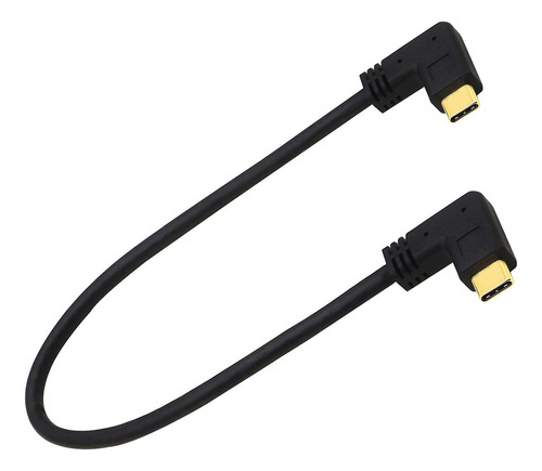 Cable Corto Usb C De Ngulo Recto De 90 Grados, Yaodhaod De 1