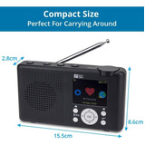 Océano Digital Wr-23d Radio Por Internet Portátil De 2.4 Co