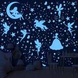 Decoración De Dormitorio Con Unicornio Con Estrellas Que Bri