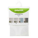 Cortina De Baño Circulos Gris Essenza 180 Cm