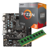 Combo Pc Amd Ryzen 3 3200g + A320 + 16gb Ddr4 Martinez