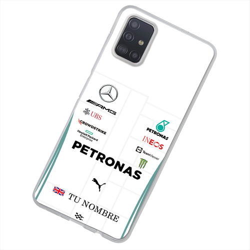 Funda Para Galaxy Mercedes F1 Petronas Con Nombre