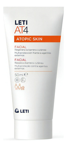 Leti At4 Crema Facial 50 Ml Tipo De Piel Atópica