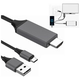 Cable Adaptador Hdtv 4k Tipo C A Usb De 2m Tablet Android