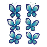 Mariposas 6cm Azul X 36 Unid #26850 Sheshu Navidad