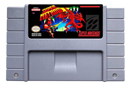 Super Metroid Nuevo Con Caja Repro Para Super Nintendo