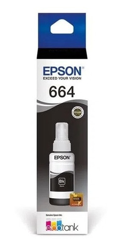 Cartucho Tinta Epson 664 Negro T664120-al Original 