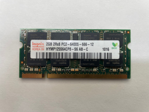 Memoria Ram  Sodim 2gb-6400 Varias Marcas 800 Mhz