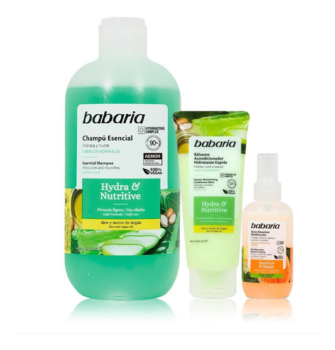 Kit Baño Essencial Nutritive Babaria