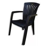 Silla Sillon Kansas Mascardi Reforzada Negro