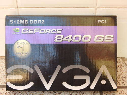 Tarjeta De Video Pci Normal Evga Geforce 8400 Gs 512mb Dvi