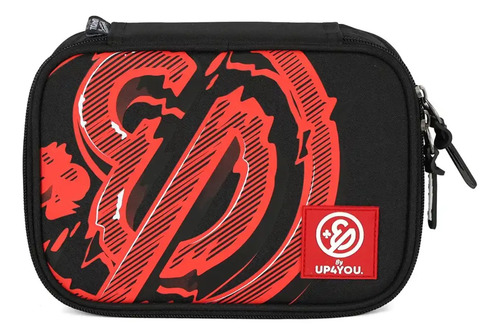 Estojo Box 100 Pens Grande Escolar Menino Up4you Enaldinho