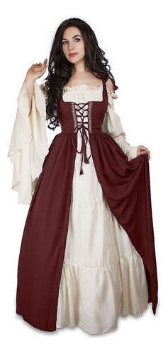 Vestido Retro Renacentista Medieval Túnica