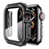 Funda Resistente Para Apple Watch 44mm 6 5 4 Se Black