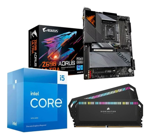 Combo Actualización Intel I5 13400f + Z690 Aorus + 32gb Ddr5