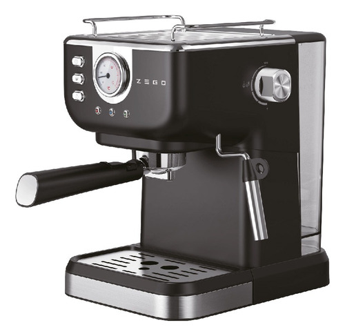 Cafetera Zego Espresso Vaporizador Leche 20bar 1.5l 1050w