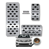 Pedalera Corolla 2008+ At 100% Aluminio Macizo Tuningchrome