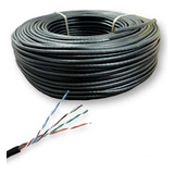 Cable Utp Cat 5e 100 Mts 100% Cobre Redes Cctv Ext