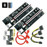 Kit 2 Cabo Riser 009s Plus Pci Expres 1 A 16x Pcie Mineração