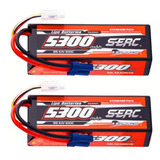 Sunpadow 3s Bateria Lipo 11.1v 5300mah 100c Enchufe Ec5 (2u)