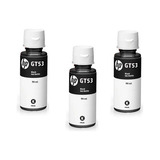 Kit Refil De Tinta Hp Gt51 Gt53 Black C/ 3