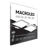 Panel De Embutir 60x60 Cuadrado Macroled 40w Ac180-265v