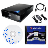 Unidad Blu-ray Externa Asus 16x Con Disco Bd Suite, Usb 3.0