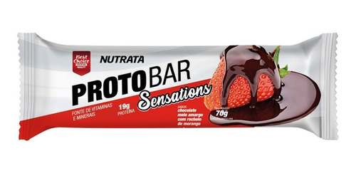 Suplemento Em  Barra Nutrata  Protobar Proteínas Sabor  Sensations Em Caixa De 560g  Pacote X 8 U